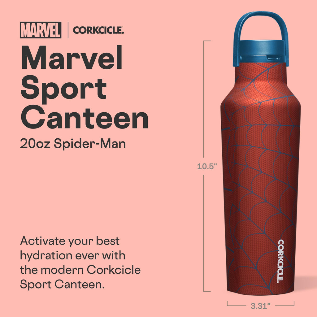 20 oz Water Bottle with Spill-Free Cap Q7553