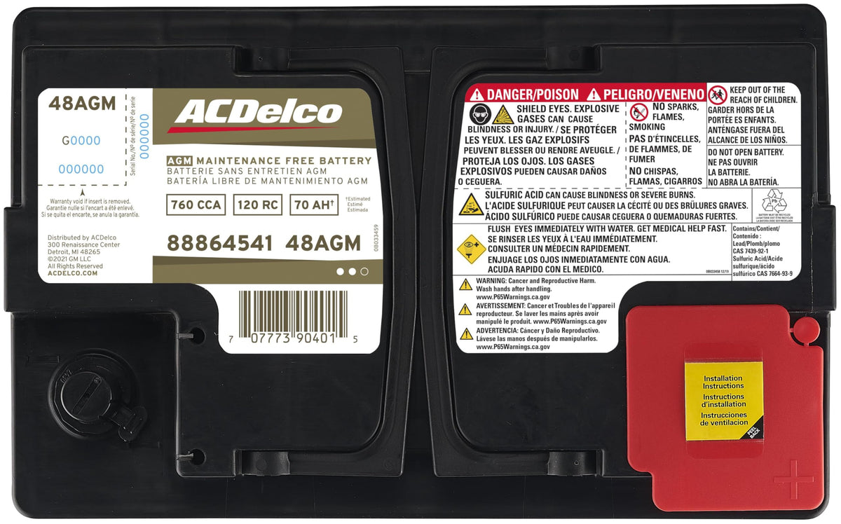 AGM BCI Group 48 Battery Z612329