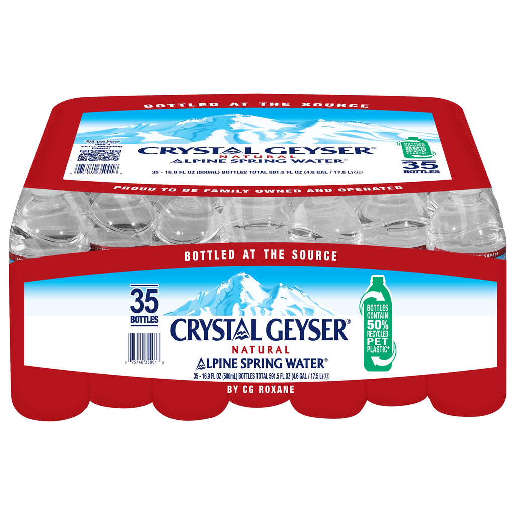 16.9 Fl Oz Pack of 35 Bottled Spring Water X761097