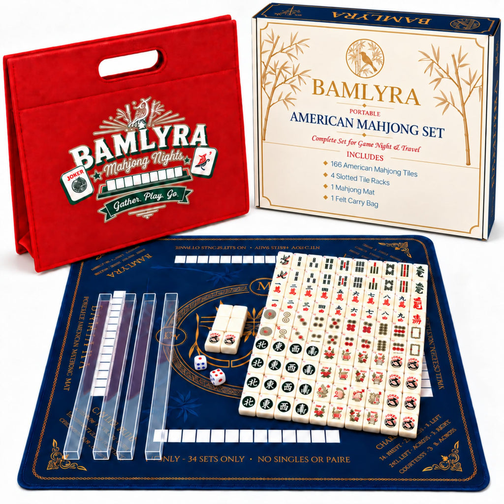 0.9-inch Mini Mahjong Set P130146