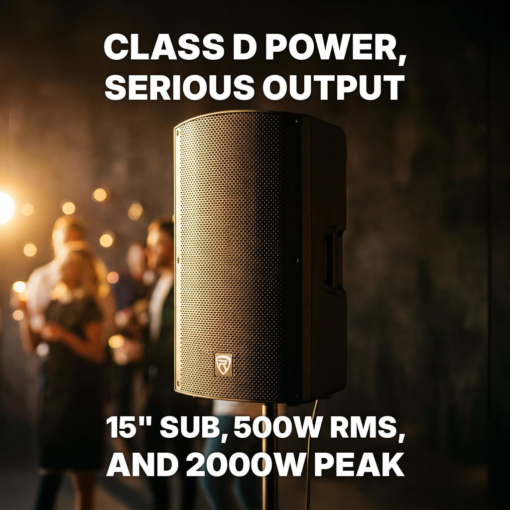 15" Powered PA Speaker with Bluetooth L630273