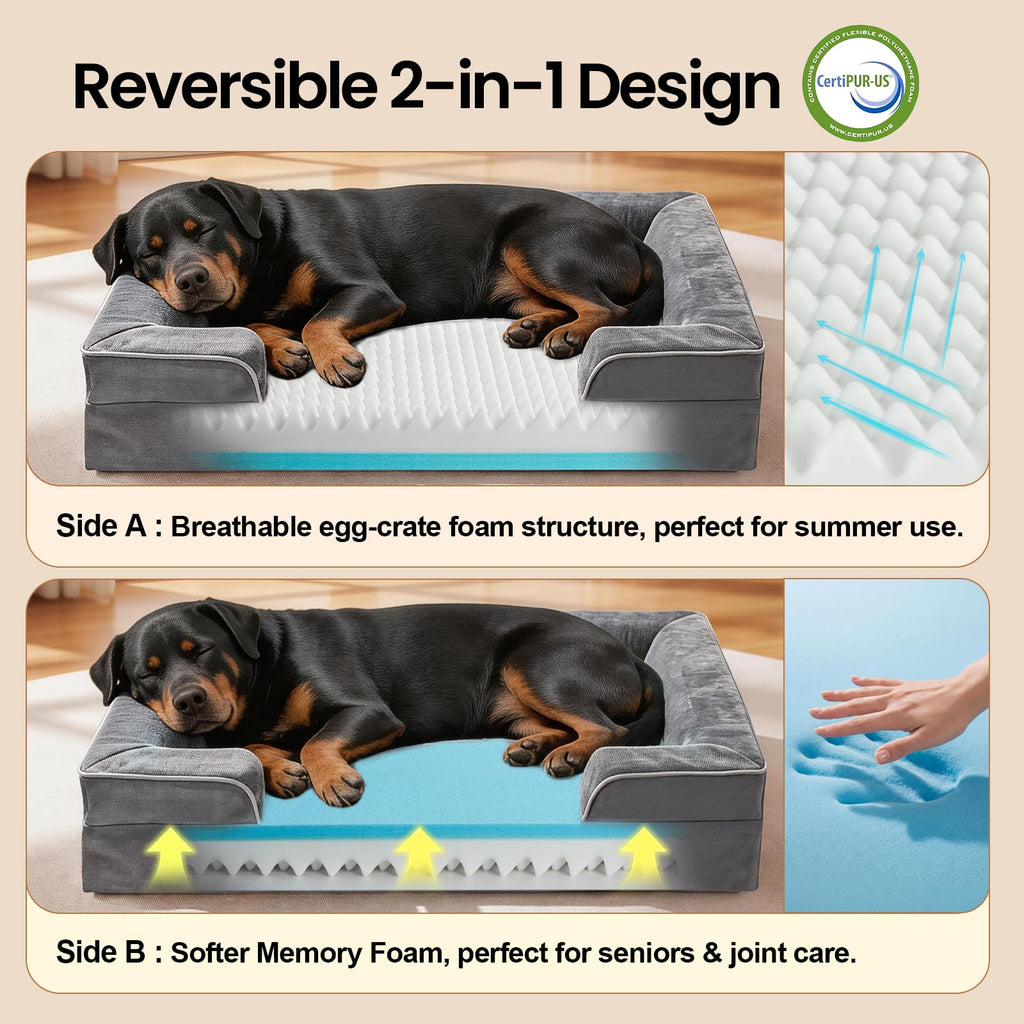 Extra Large Memory Foam Dog Bed T63495