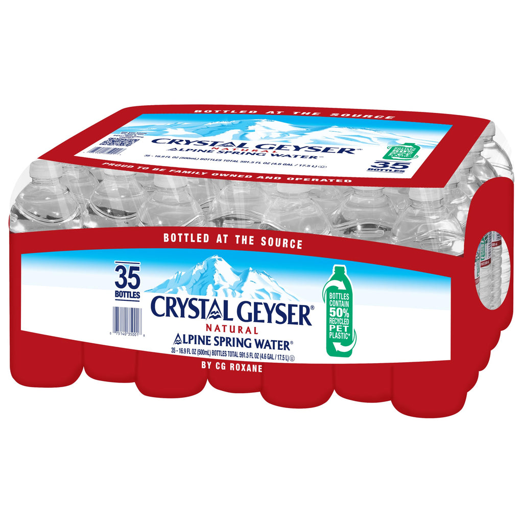 16.9 Fl Oz Pack of 35 Bottled Spring Water X761097