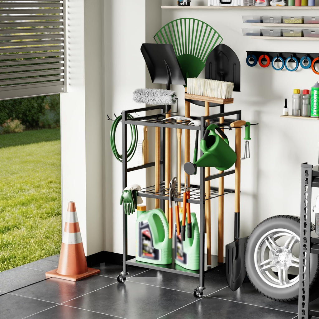 Garden Tool Organizer with Wheels C185667