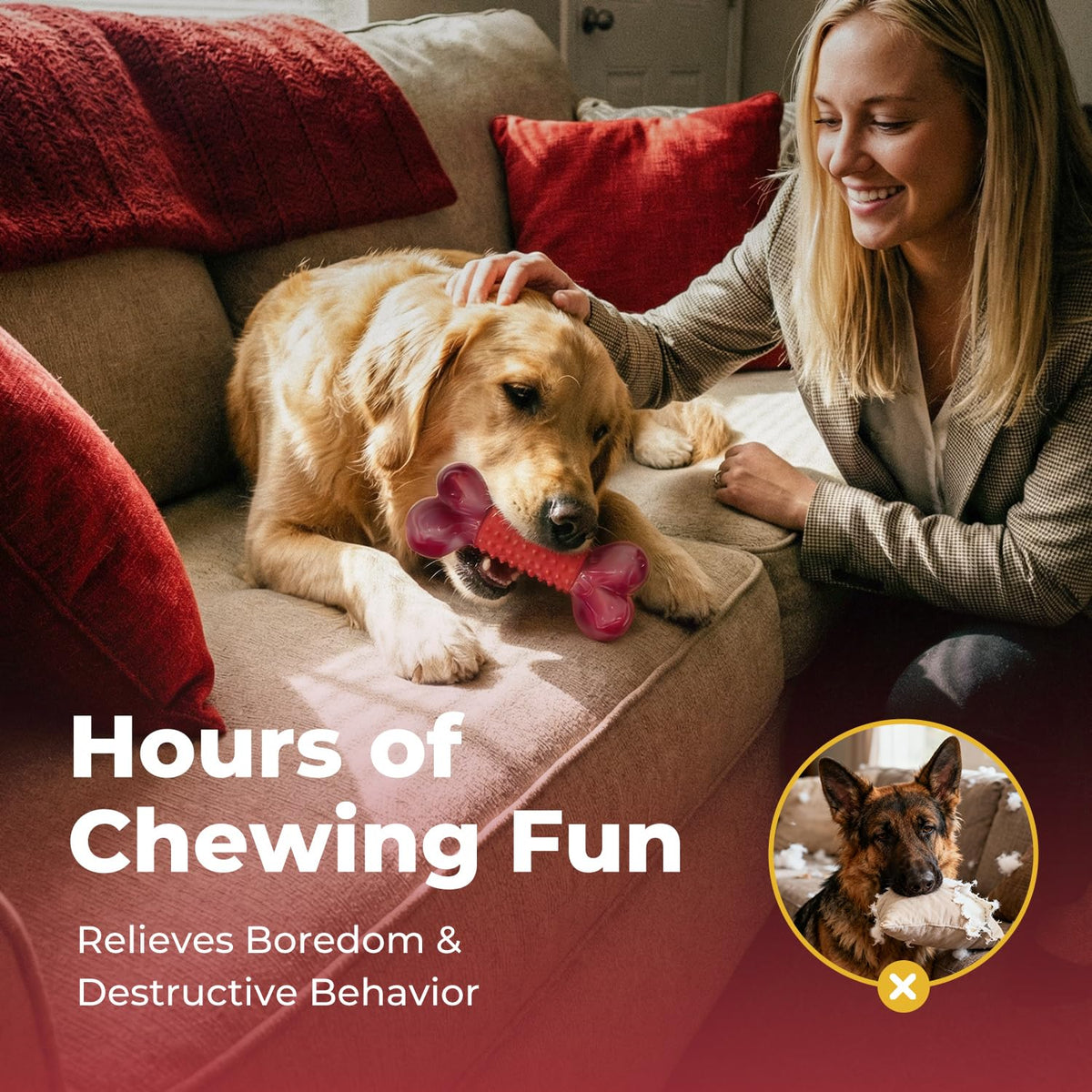 Beef Flavored Dog Chew Toys B4048