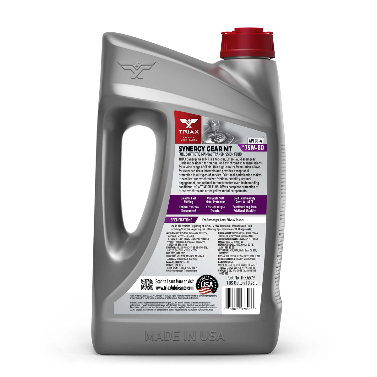 Full Synthetic Manual Transmission Fluid 1 Gallon Y133663