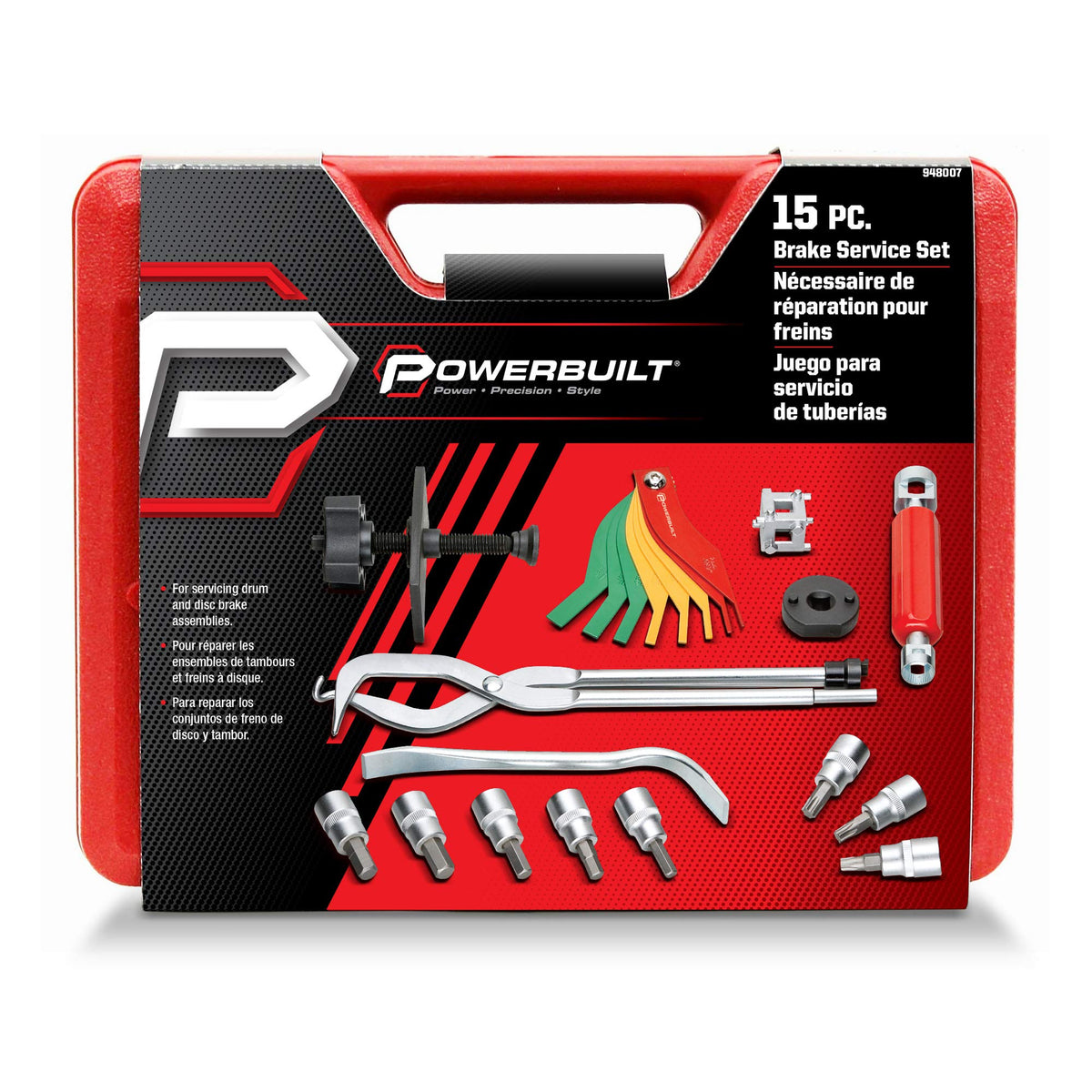15 Piece Brake Service Set D8348