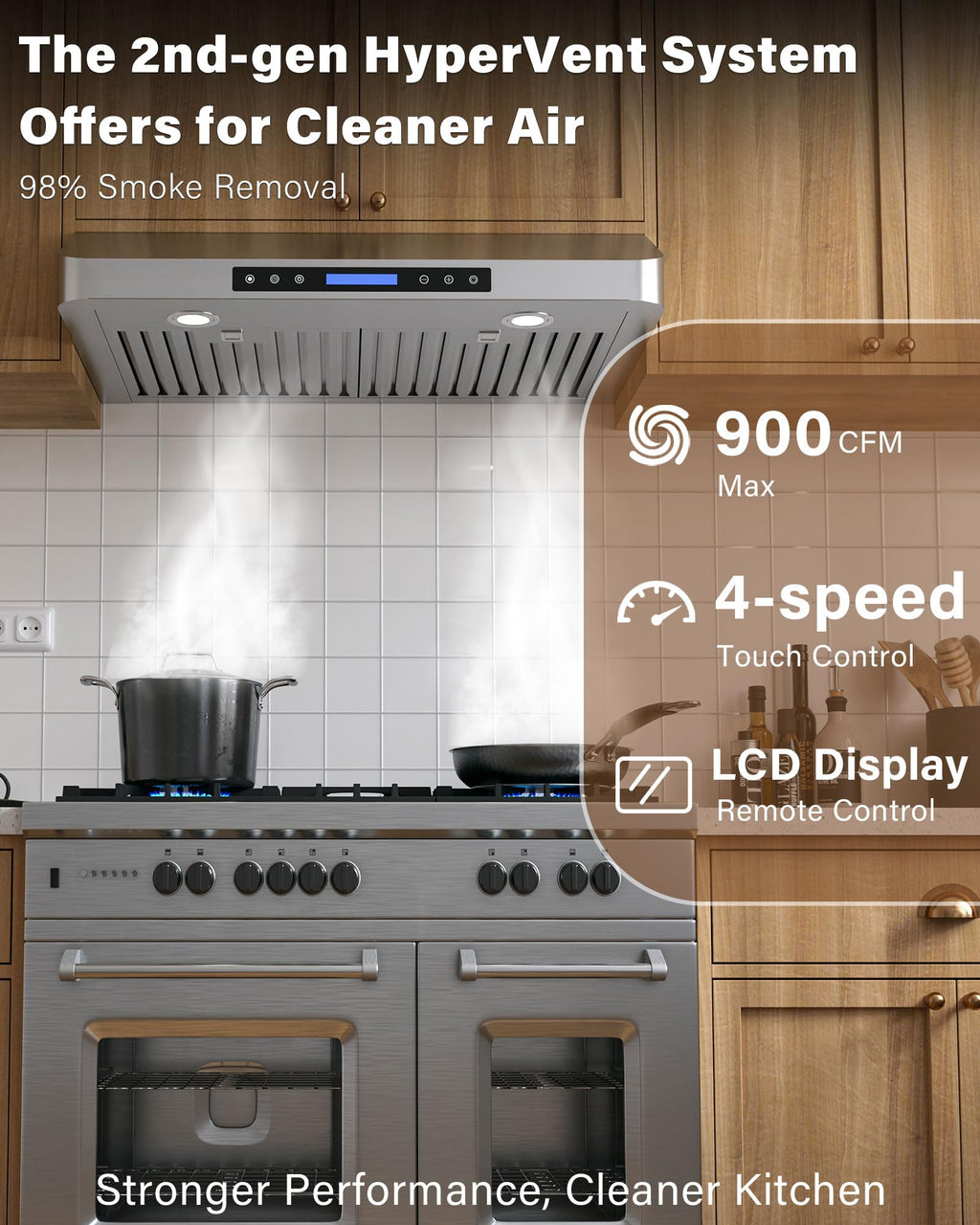 30 inch 900 CFM Stainless Steel Under Cabinet Range Hood Z57648
