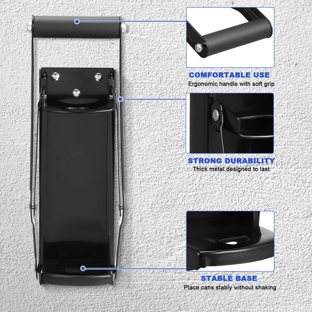 Wall Mounted Can Crusher with Folding Handle K4379