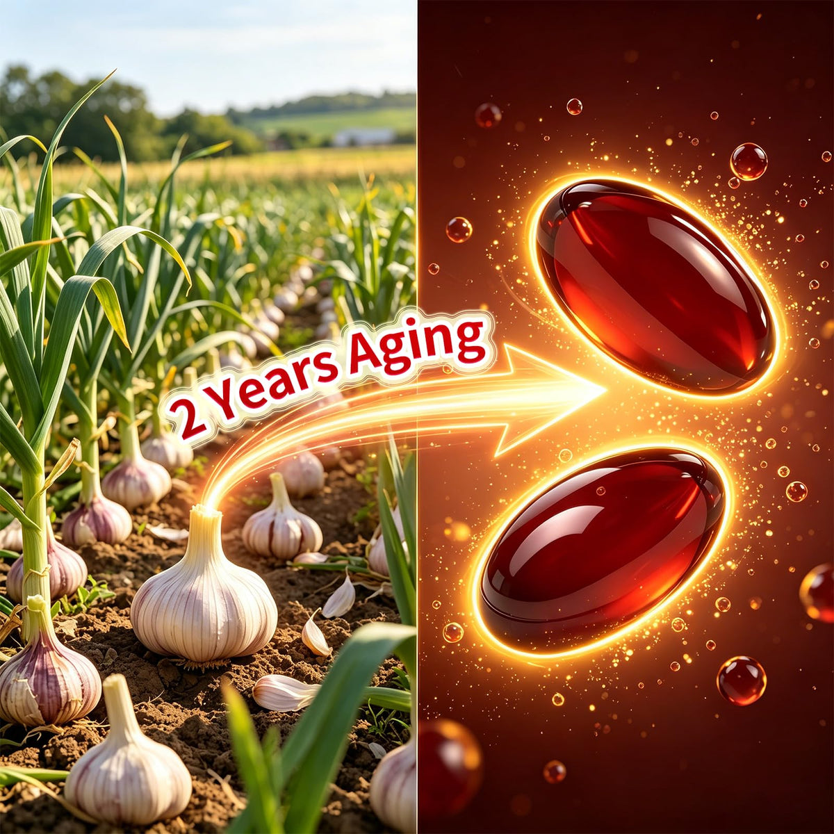 Aged Garlic Extract Supplements 300 Softgels G8209