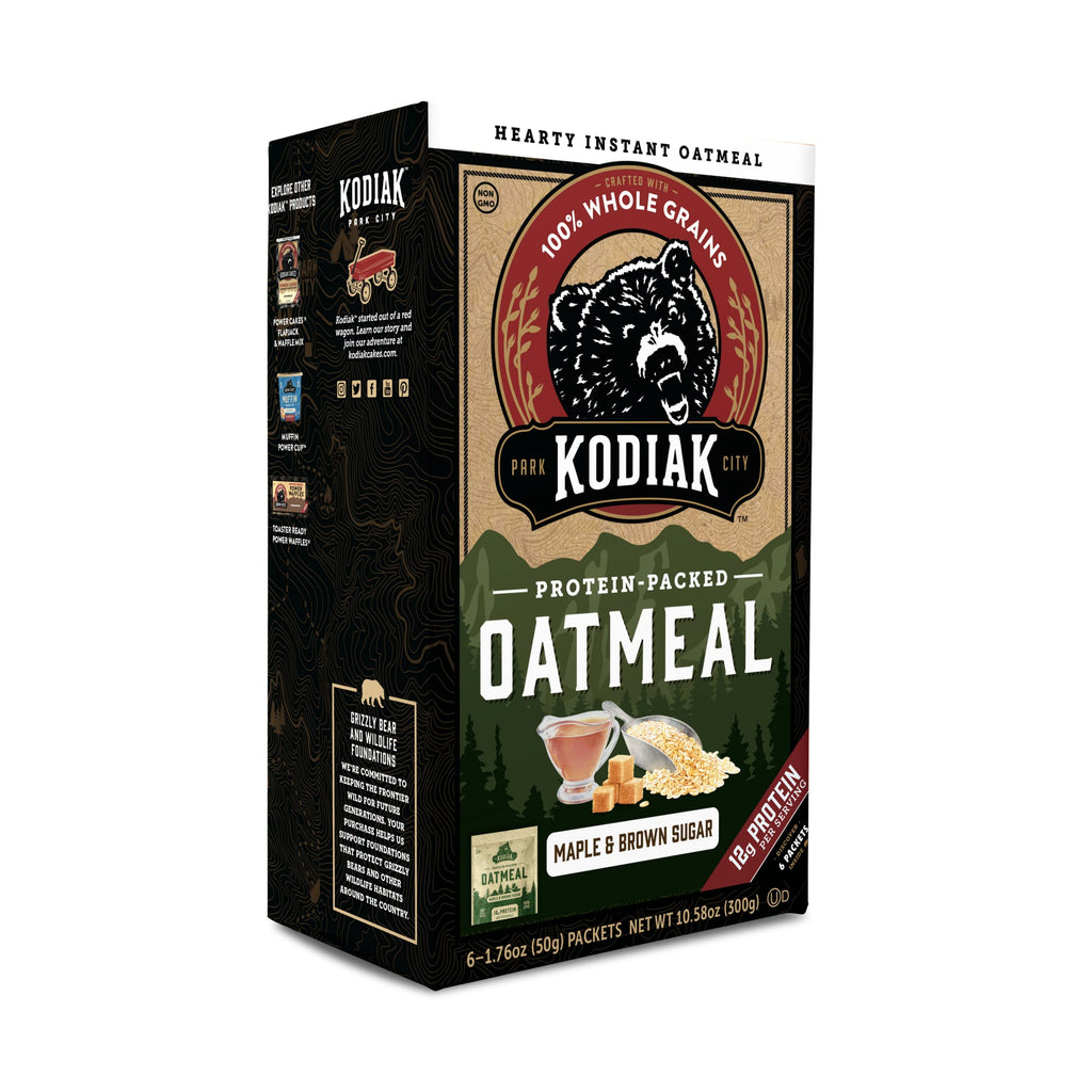 Instant Protein Oatmeal Packets, Maple & Brown Sugar, 6 Packets B62397