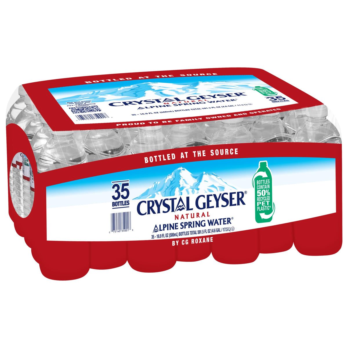 16.9 Fl Oz Pack of 35 Bottled Spring Water X761097