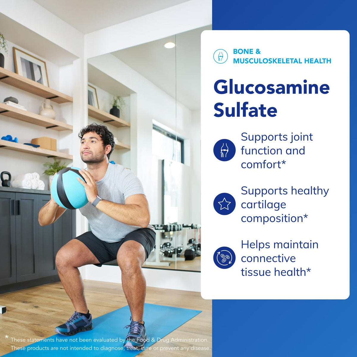 Glucosamine Sulfate 1,000 mg, 60 Capsules A59968