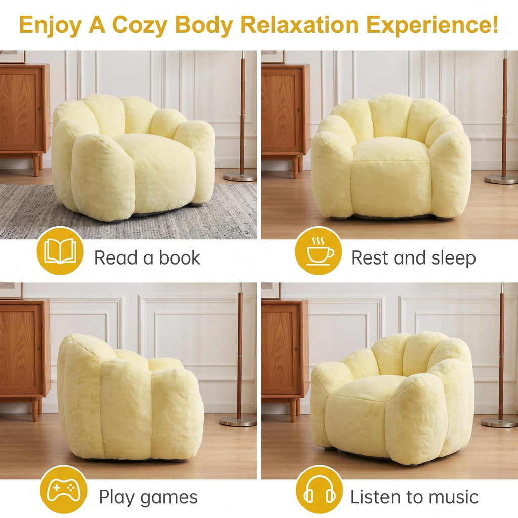 Lotus Bean Bag Chair with Pull Ring X889