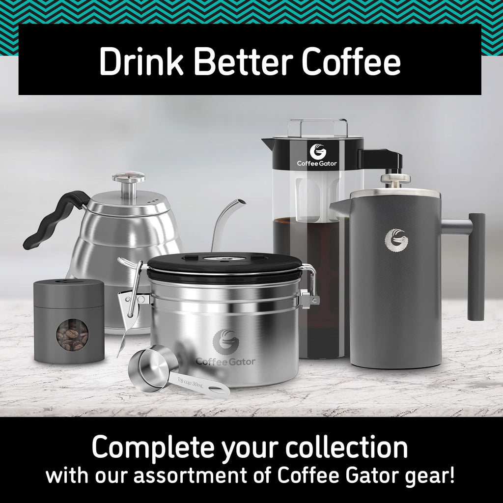 40oz Stainless Steel Gooseneck Kettle and 14oz Pour Over Coffee Maker R2195