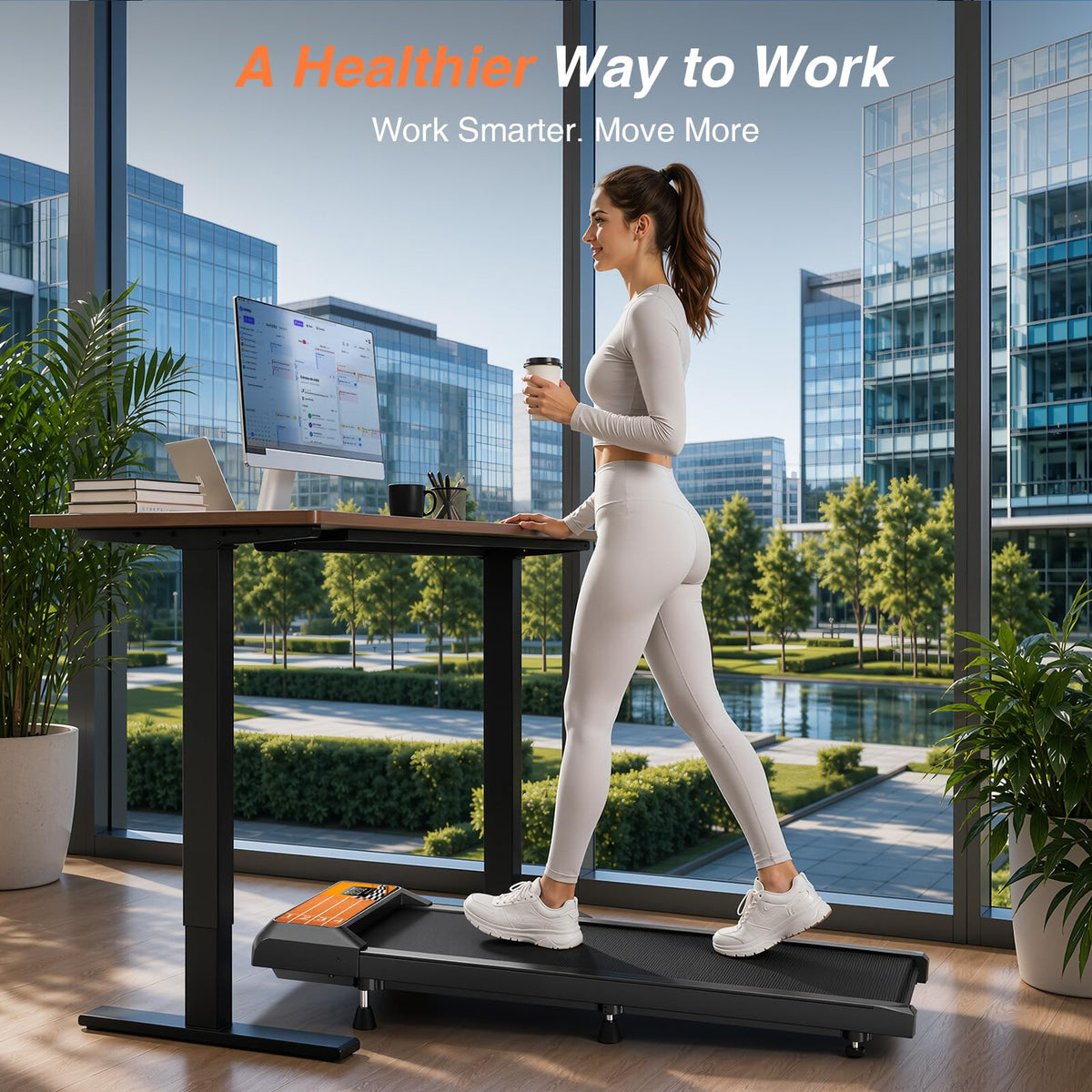 Walking Treadmill Pad with Adjustable 8% A8465