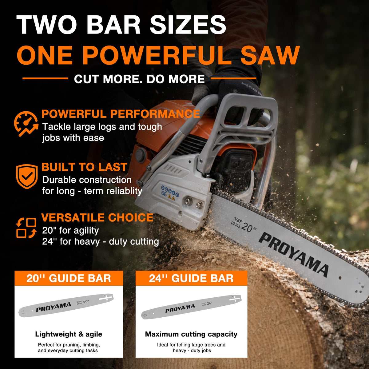 68CC Gas Powered Chainsaw R31494