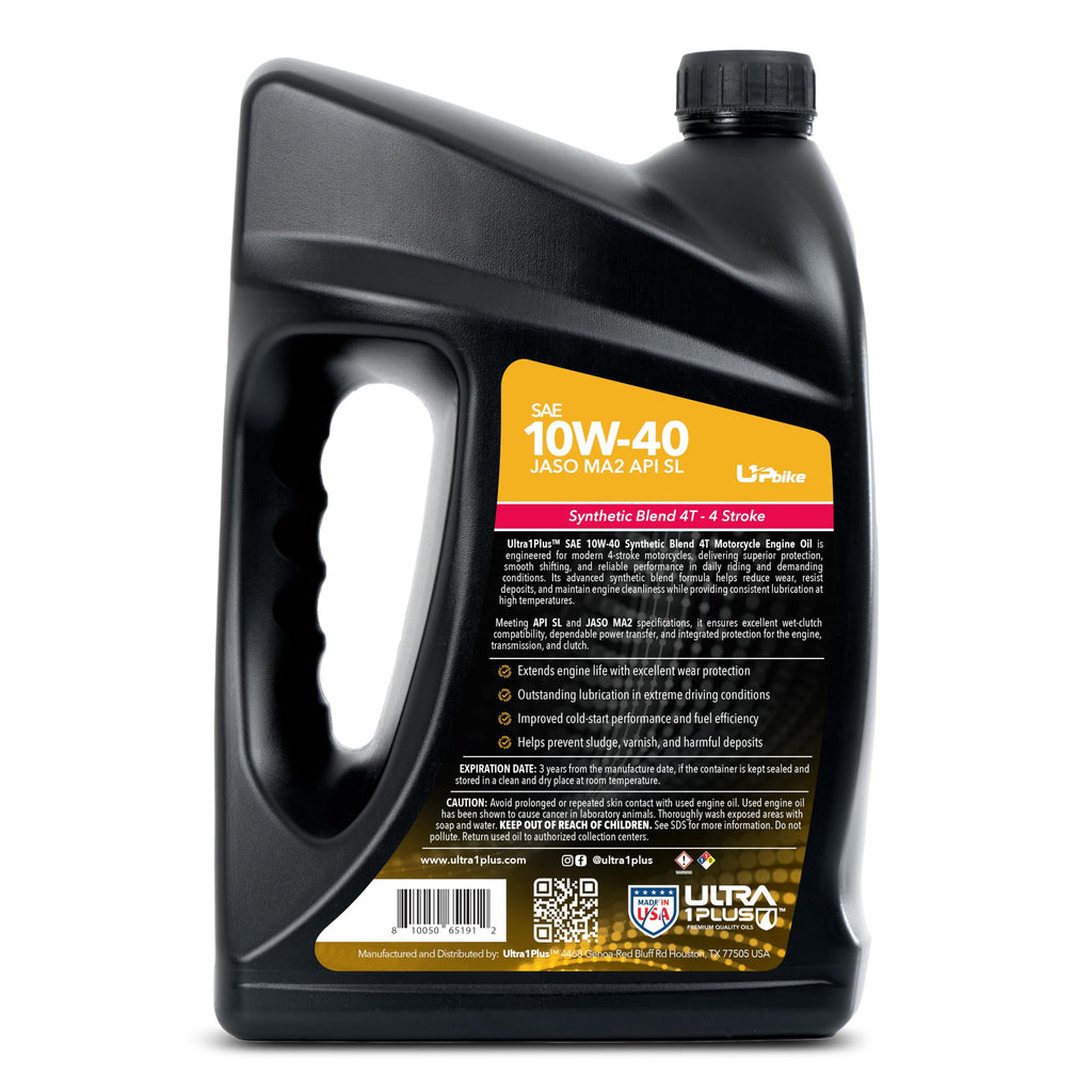 10W-40 Synthetic Blend Motorcycle Oil 1 Gallon G25967