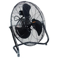 20 Inch 3 Speed Black Metal Floor Fan L626353