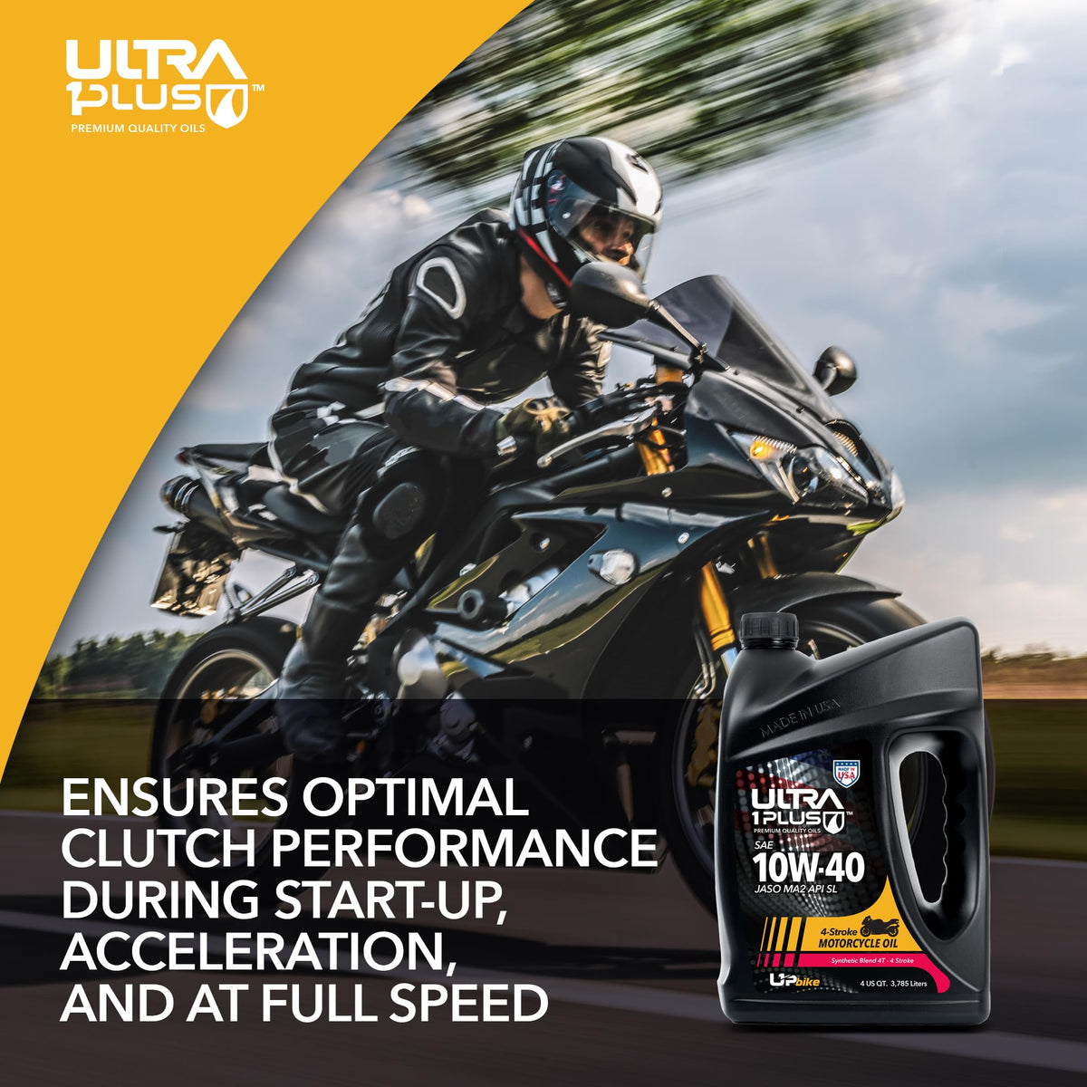 10W-40 Synthetic Blend Motorcycle Oil 1 Gallon G25967
