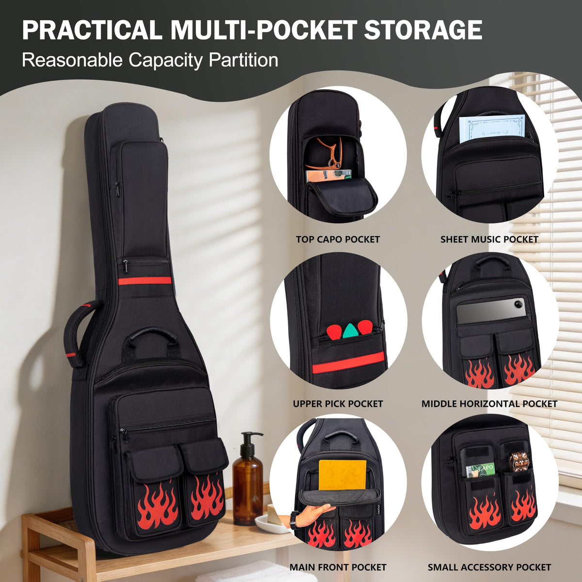 40 Inch Waterproof Electric Guitar Bag O640148