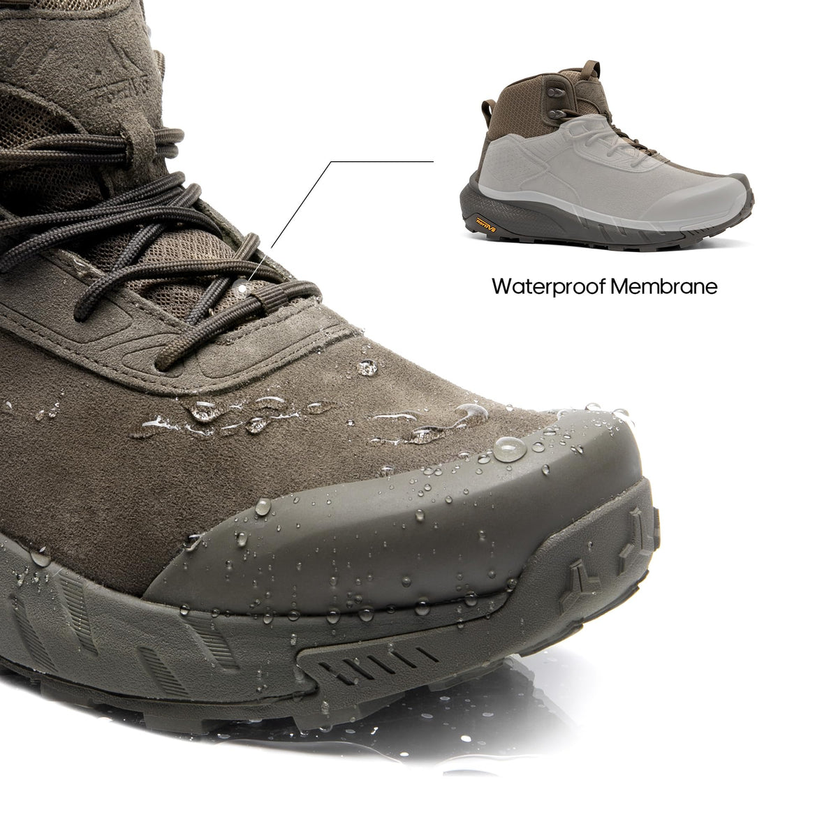 Waterproof Military Tactical Work Boots Q7414