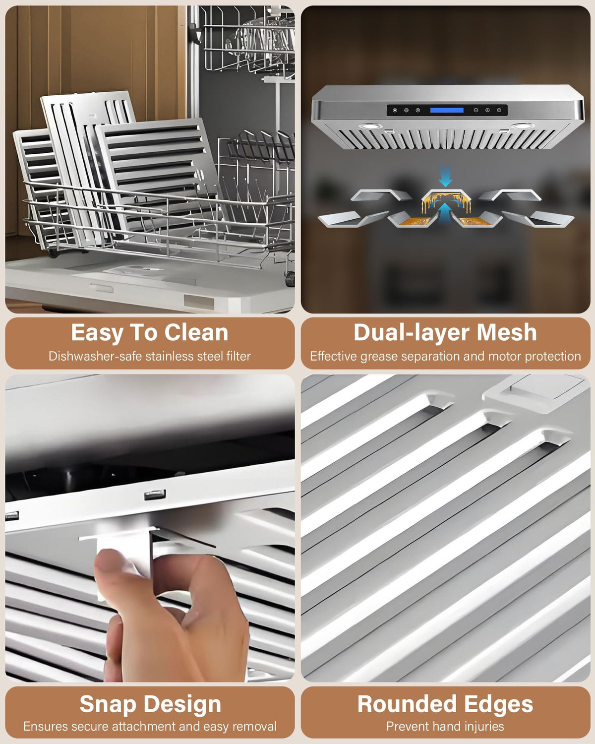 30 inch 900 CFM Stainless Steel Under Cabinet Range Hood Z57648