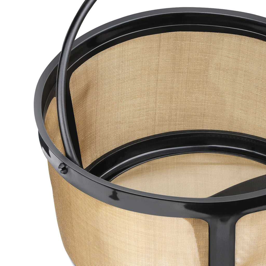 8-12 Cup Reusable Gold Mesh Coffee Filter C136