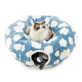 Jacquard Cat Tunnel Bed J978