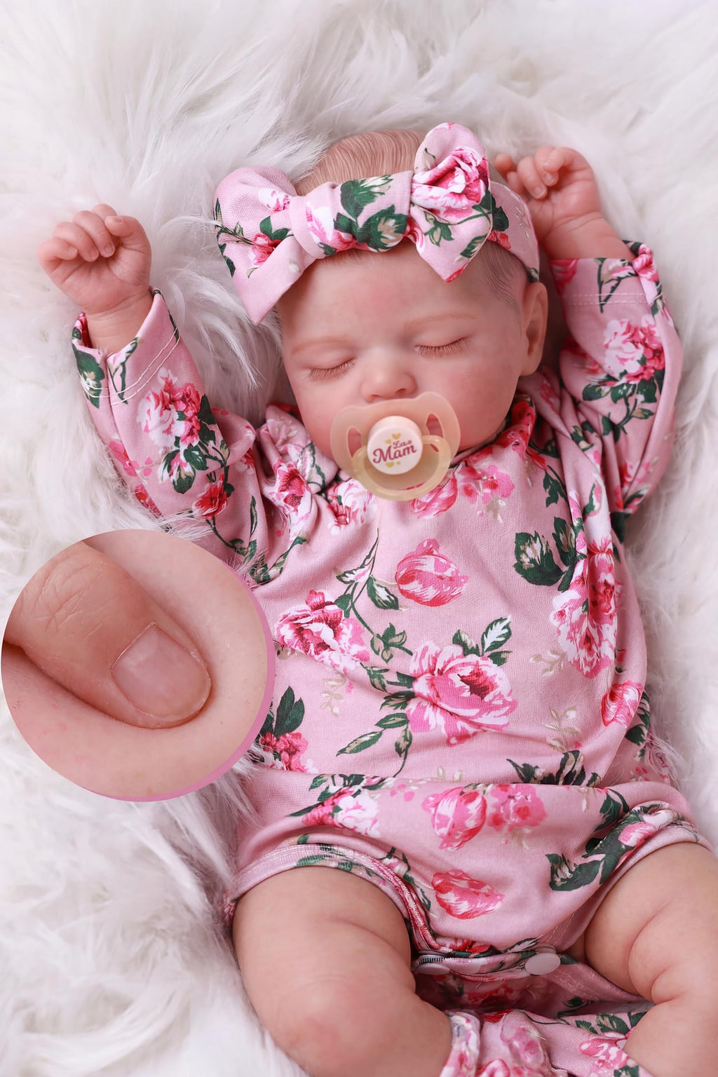 20-Inch Lifelike Reborn Baby Doll Girl K3358