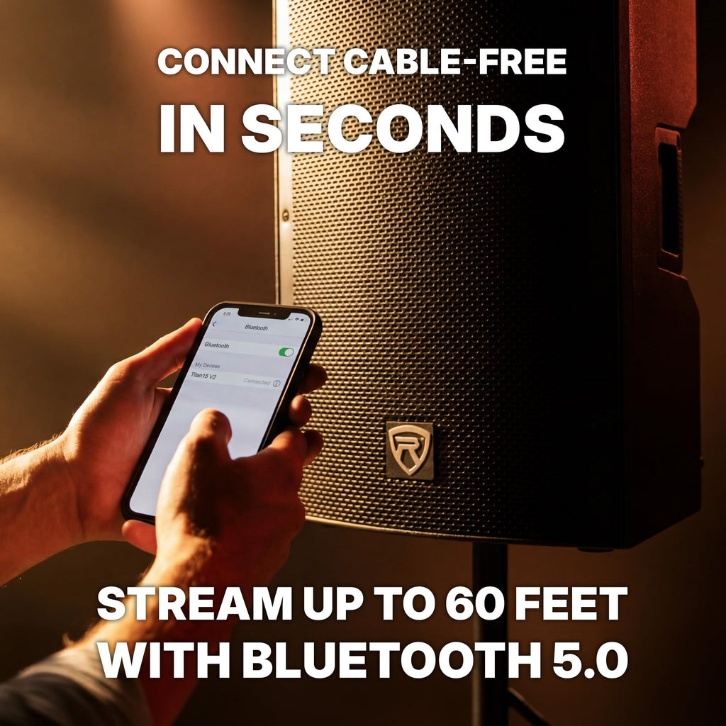 15" Powered PA Speaker with Bluetooth L630273
