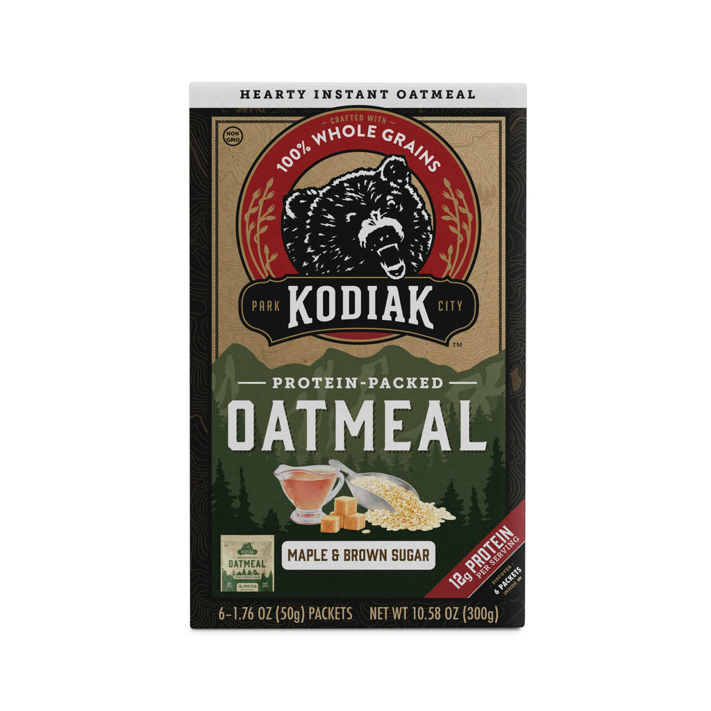 Instant Protein Oatmeal Packets, Maple & Brown Sugar, 6 Packets B62397
