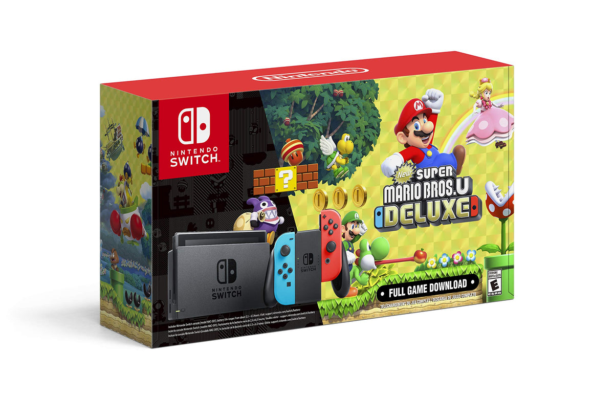 Switch Console with Neon Blue and Neon Red Joy-Con J5189