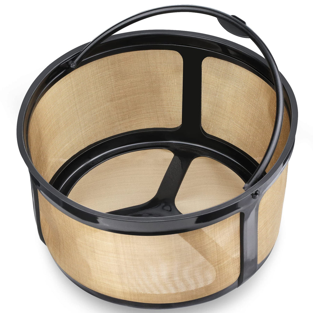 8-12 Cup Reusable Gold Mesh Coffee Filter C136