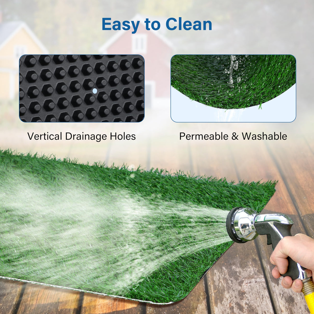 Artificial Grass Dog Potty Pad with Tray 20x30 inch R7055