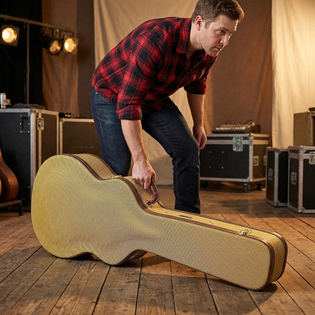 Wooden Case for 335 Style 6-String Semi-Hollow Electric Guitars Z50971
